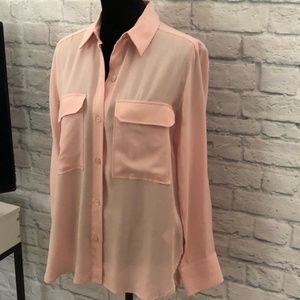 Zara  Pink Shirt With Pockets